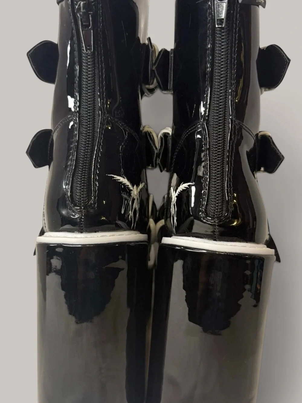 YRU x Death Note Ryuk Dune Lo Platform Boots Size 6 Goth Anime Rare